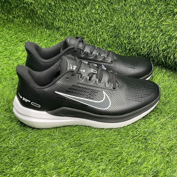 Кроссовки Nike Winflo 9 MSL кожа  чер-б