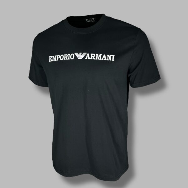 Футболка Emporio Armani 3851 хлопок черный