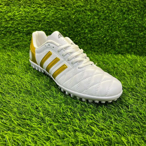 Сороконожки Adidas T1PRO белый+золотой