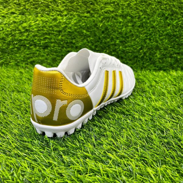 Сороконожки Adidas T1PRO белый+золотой