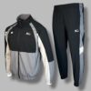Спортивный костюм Nike 66003 ликра чер + сер
