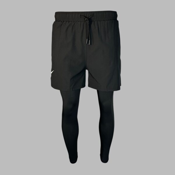 Шорты + легинсы Nike 0131 черный