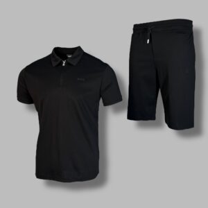 Футболка + шорты BOSS 56556 хлопок черный