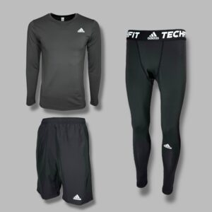 Рашгард Adidas 3 в 1 черный