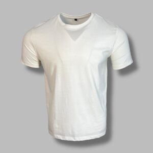 Футболка однотонная 888 хлопок белый