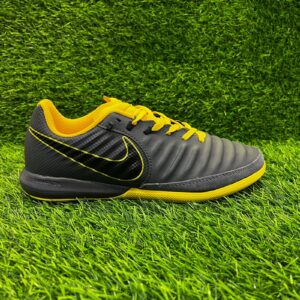 Футзалки Nike Tiempo X серый - желтый