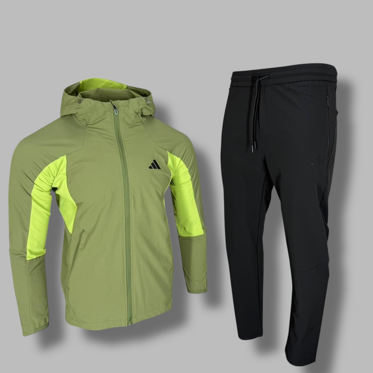 Костюм Adidas 8528 ликра хаки