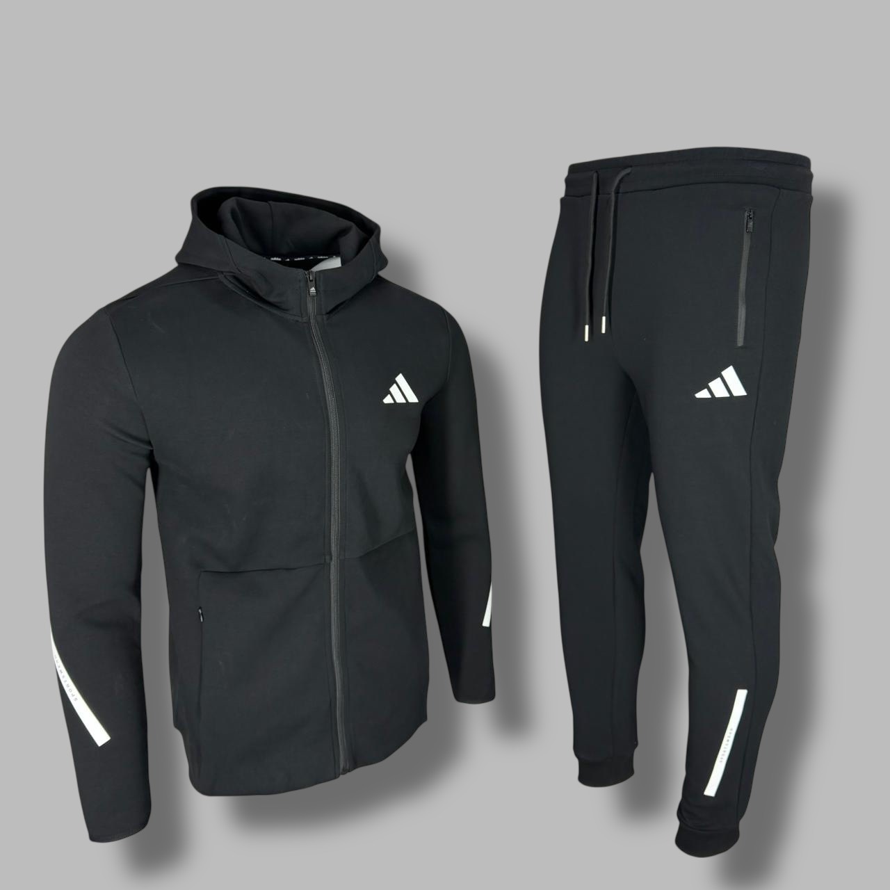 Костюм Adidas 56236 хлопок черный