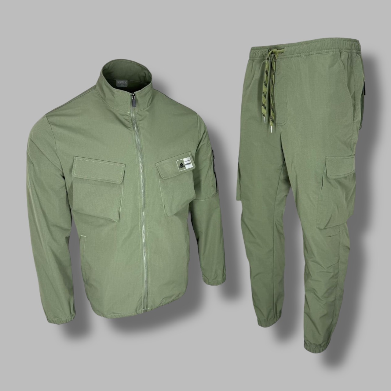 Костюм Adidas 2529 плащевка Хаки
