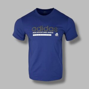 Футболка Adidas 1608 хлопок синий