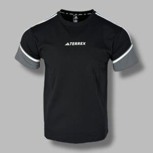 Футболка Adidas 3113 хлопок черный