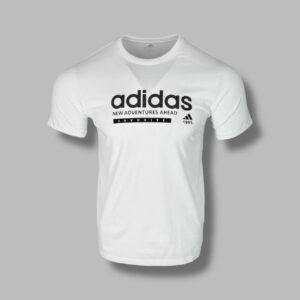 Футболка Adidas 1608 хлопок белый