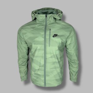 Ветровка Nike 8523 плащевка зеленый