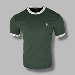 Футболка Polo B112 хлопок зеленый