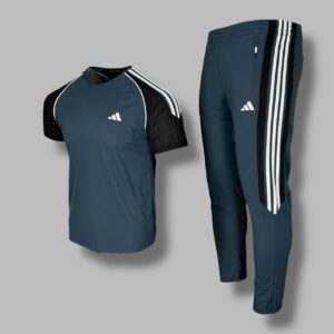 Костюм Футболка+трико Adidas 5576 холодок зеленый