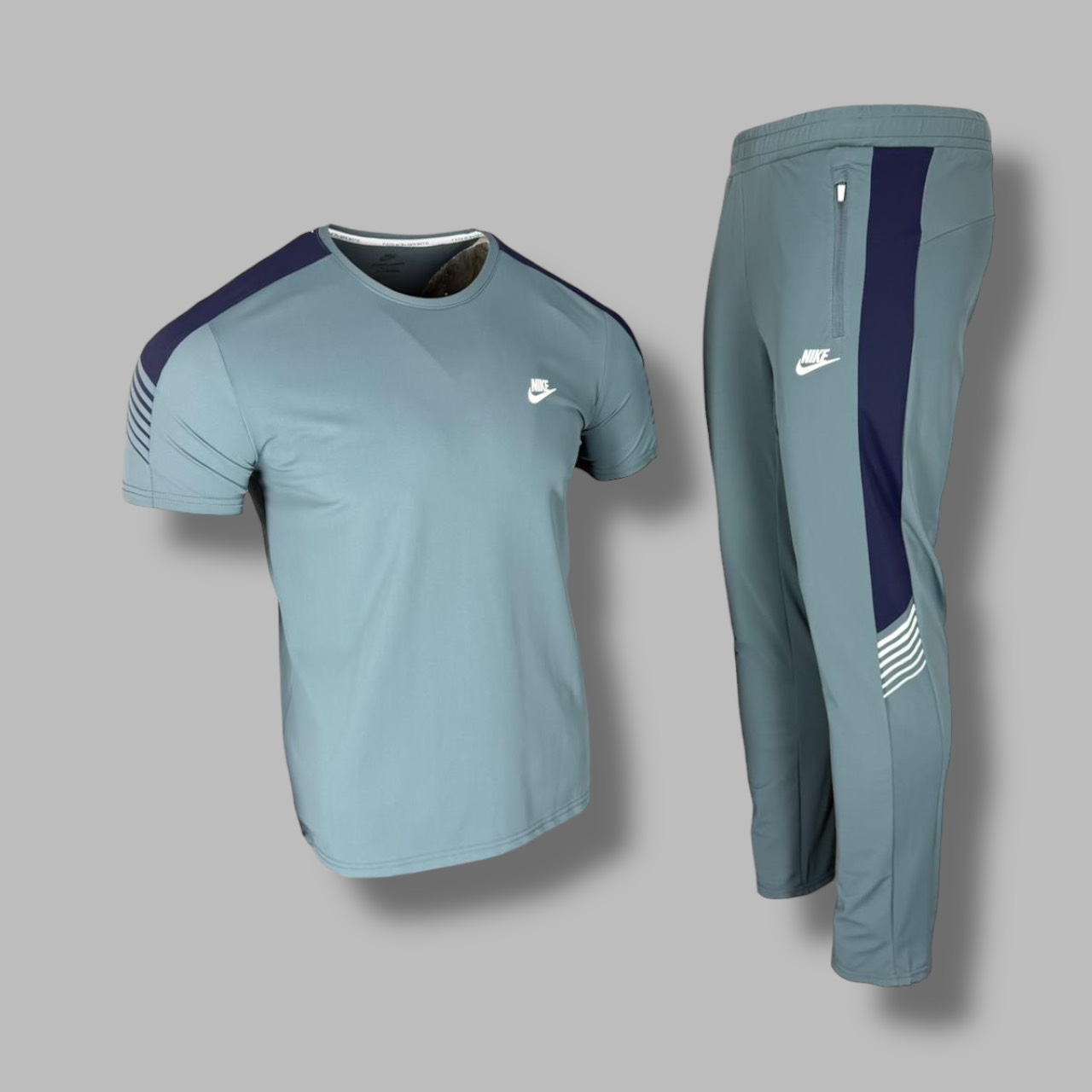 Костюм Футболка+трико Nike 5803 холодок зеленый