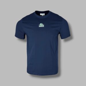 Футболка Lacoste 3855 хлопок синий
