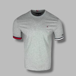 Футболка Tommy Hilfiger 2323 хлопок серый