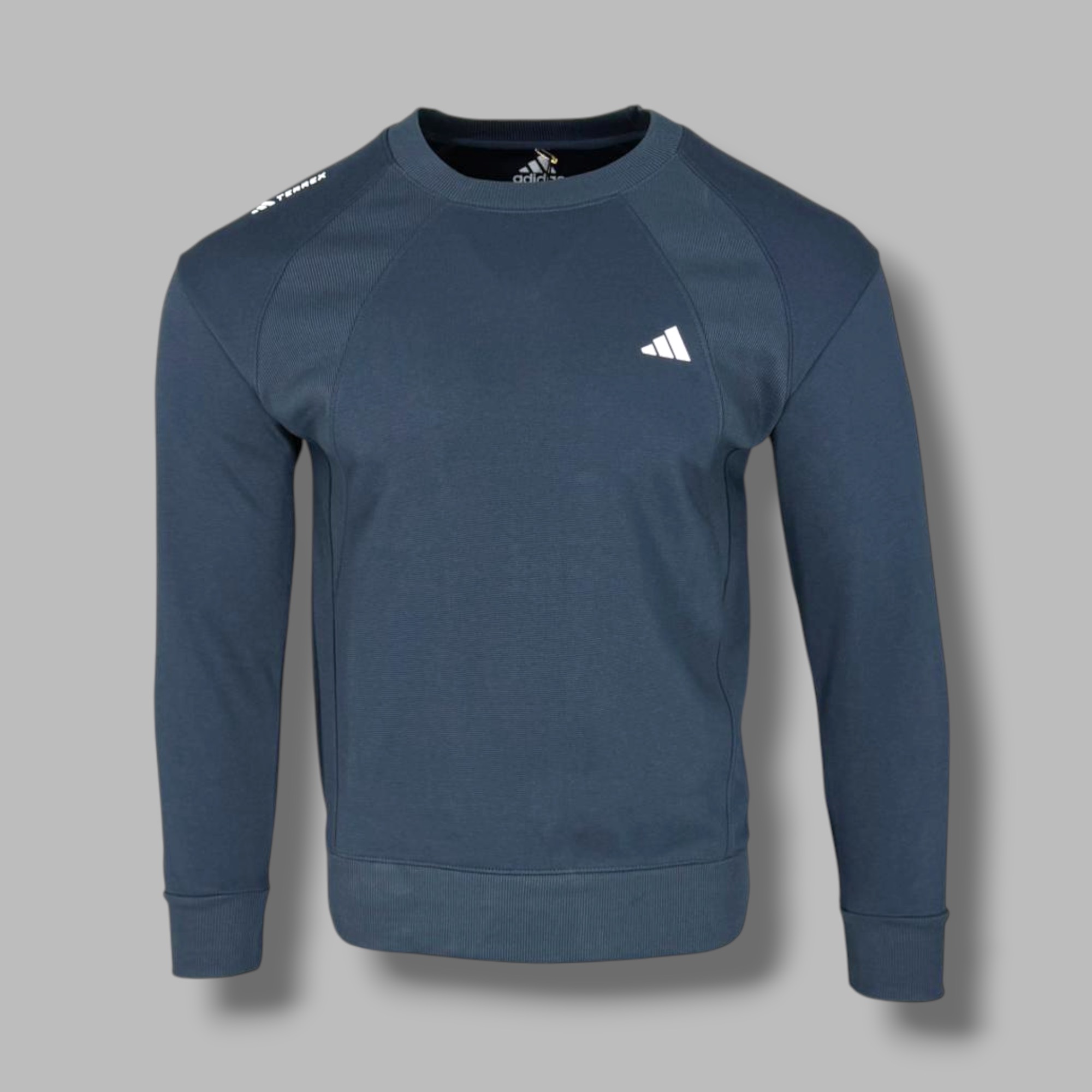Кофта Adidas Y209  хлопок  синий