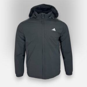 Ветровка осеняя Adidas 9801 плащевка черный