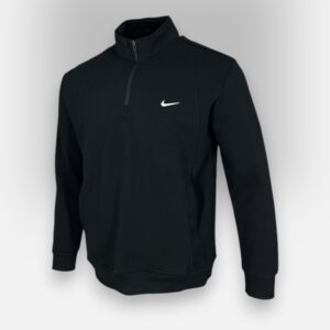 Кофта Nike 505 c замком хлопок черный