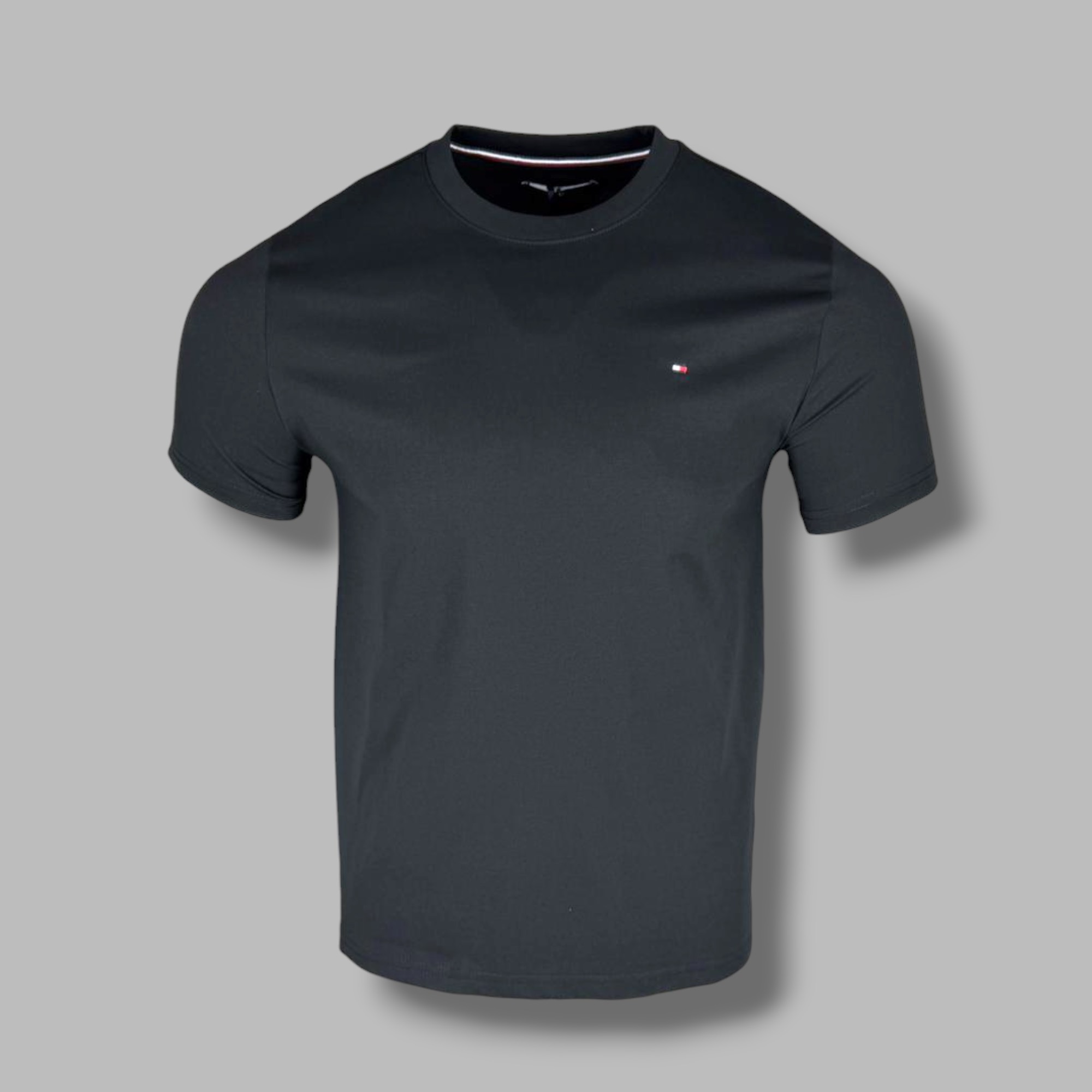 Футболка  Tommy Hilfiger 2322 хлопок черный