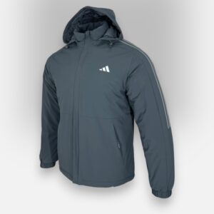 Куртка осеняя Adidas 888 плащевка серый