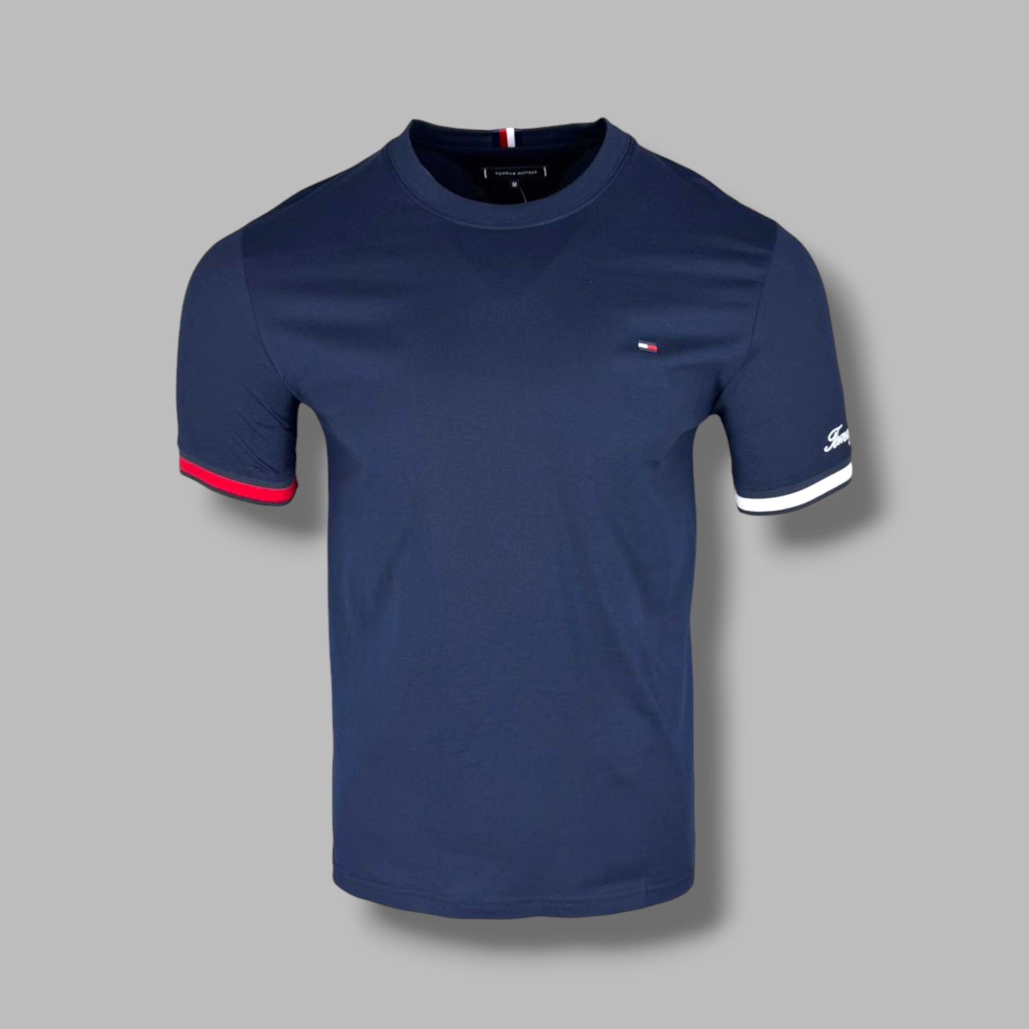 Футболка  Tommy Hilfiger 2323 хлопок синий