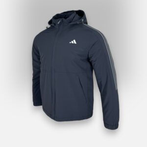 Ветровка осеняя Adidas 9801 плащевка синий