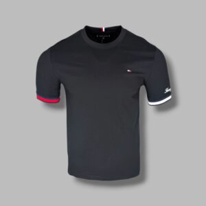 Футболка Tommy Hilfiger 2323 хлопок черный