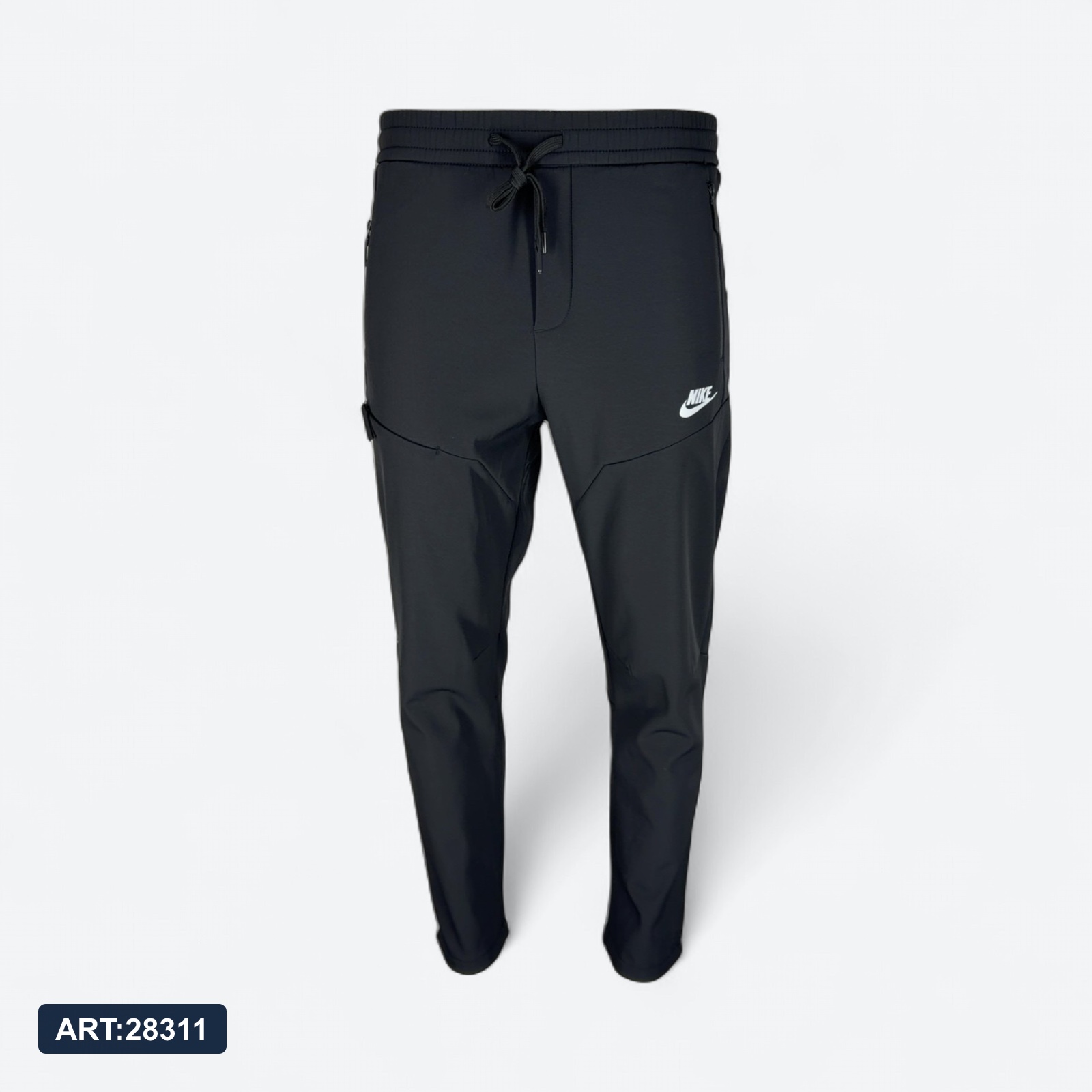 Трико зимнее Nike 77501 ликра+флис черный
