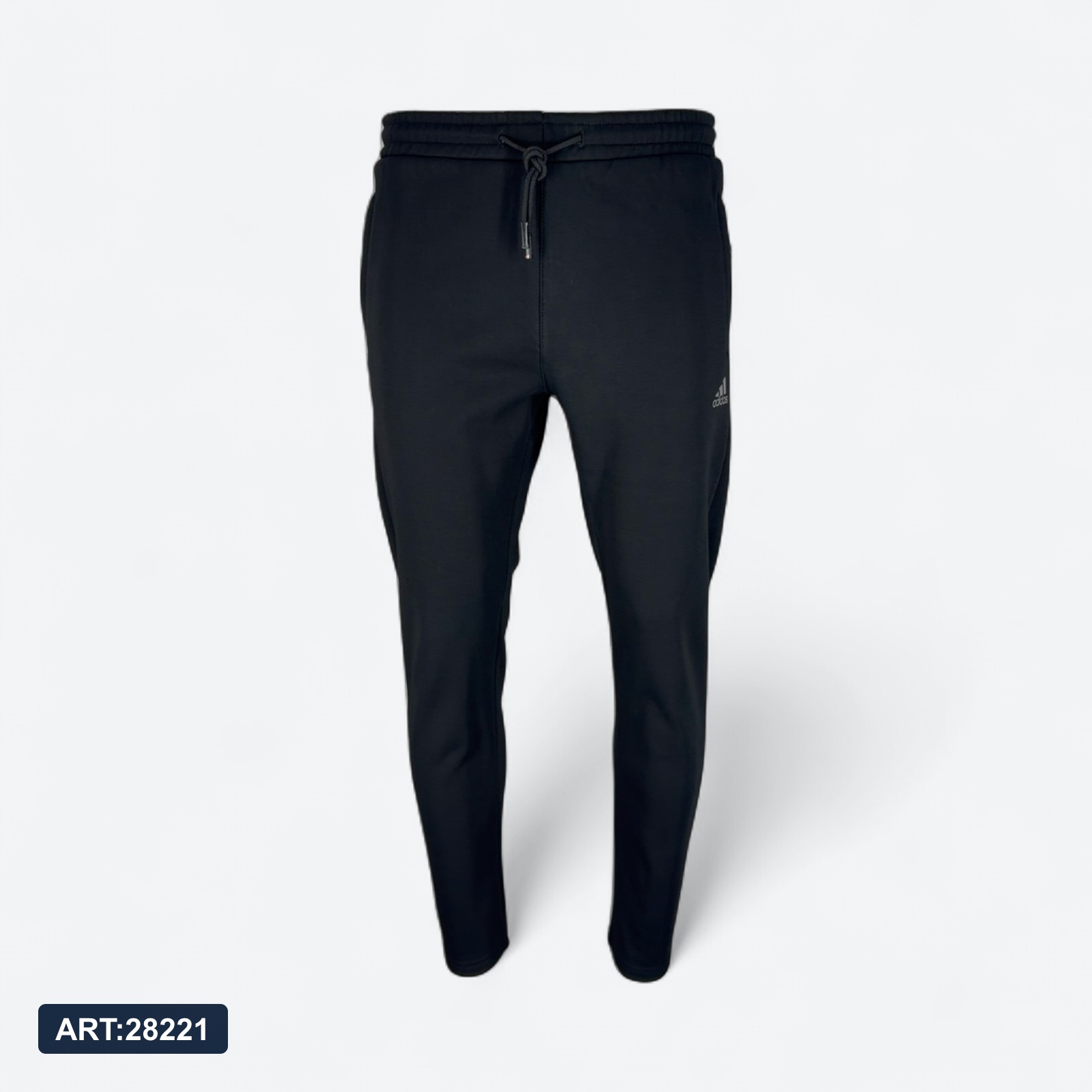 Трико зимнее Adidas 26289 хлопок + флис черный