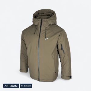Куртка Пуховик Зимняя Nike 2607 коричневый