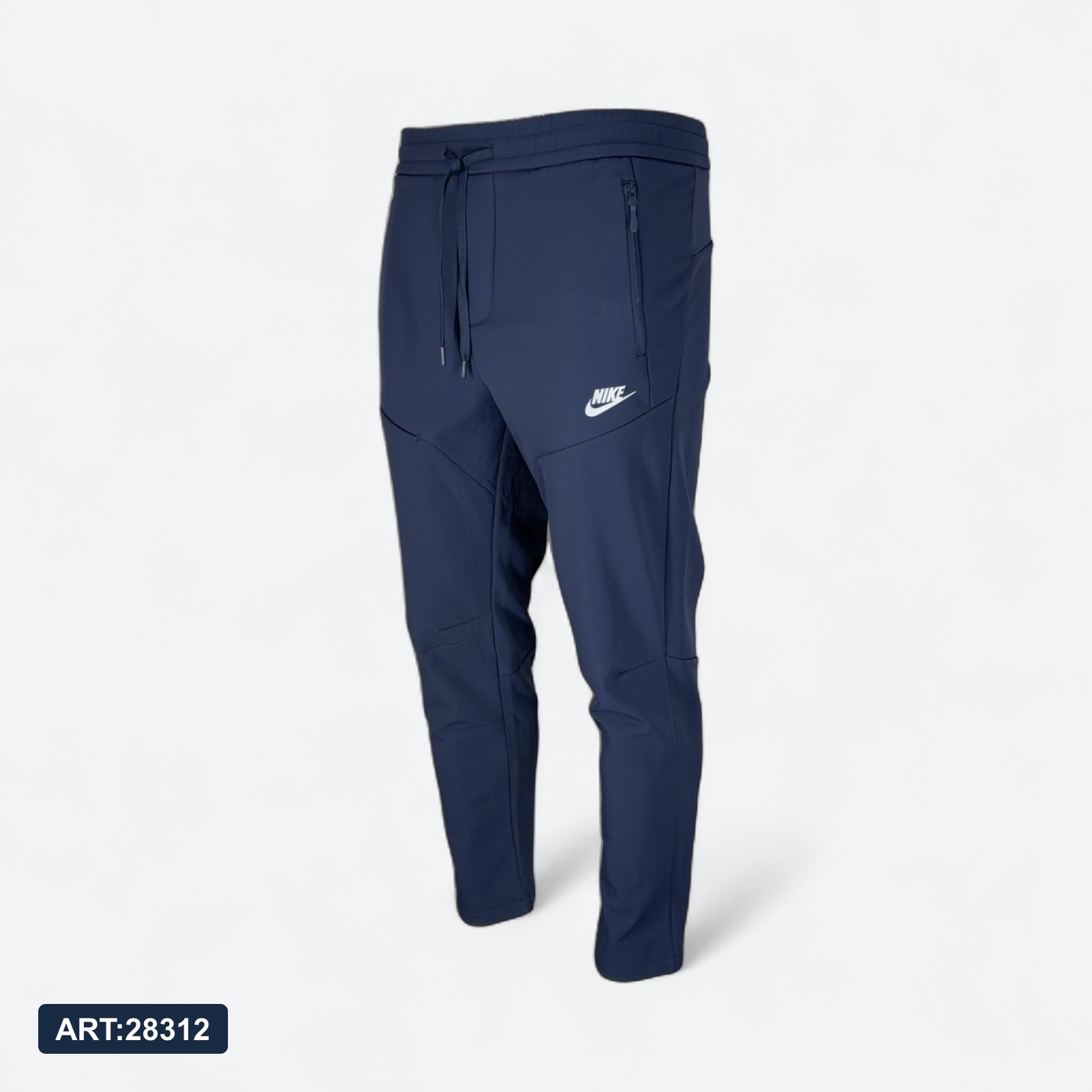 Трико зимнее Nike 77501 ликра+флис синий