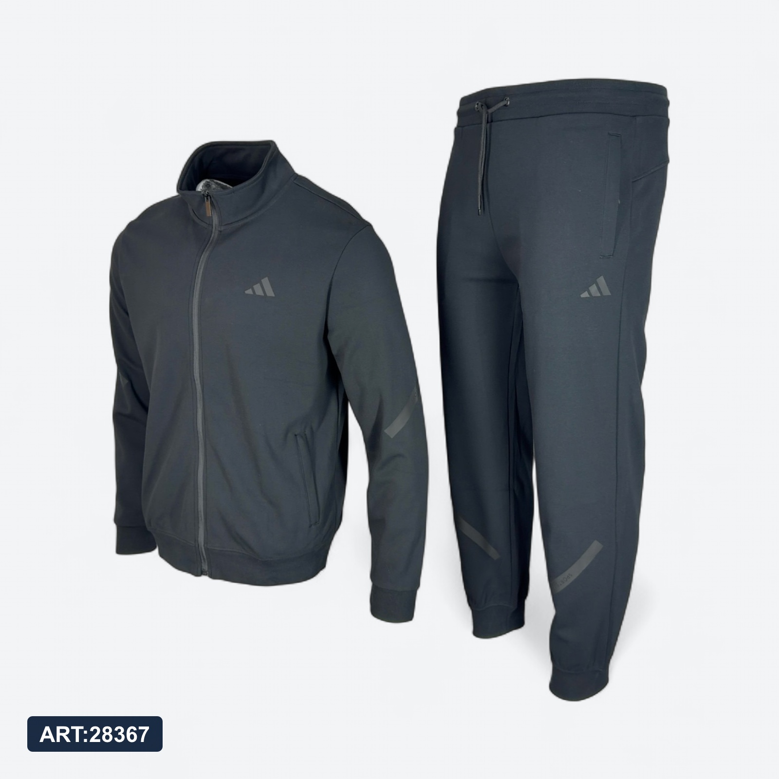 Костюм Adidas 90826 хлопок черный
