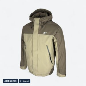 Куртка Пуховик Зимняя Reebok 2605 коричневый