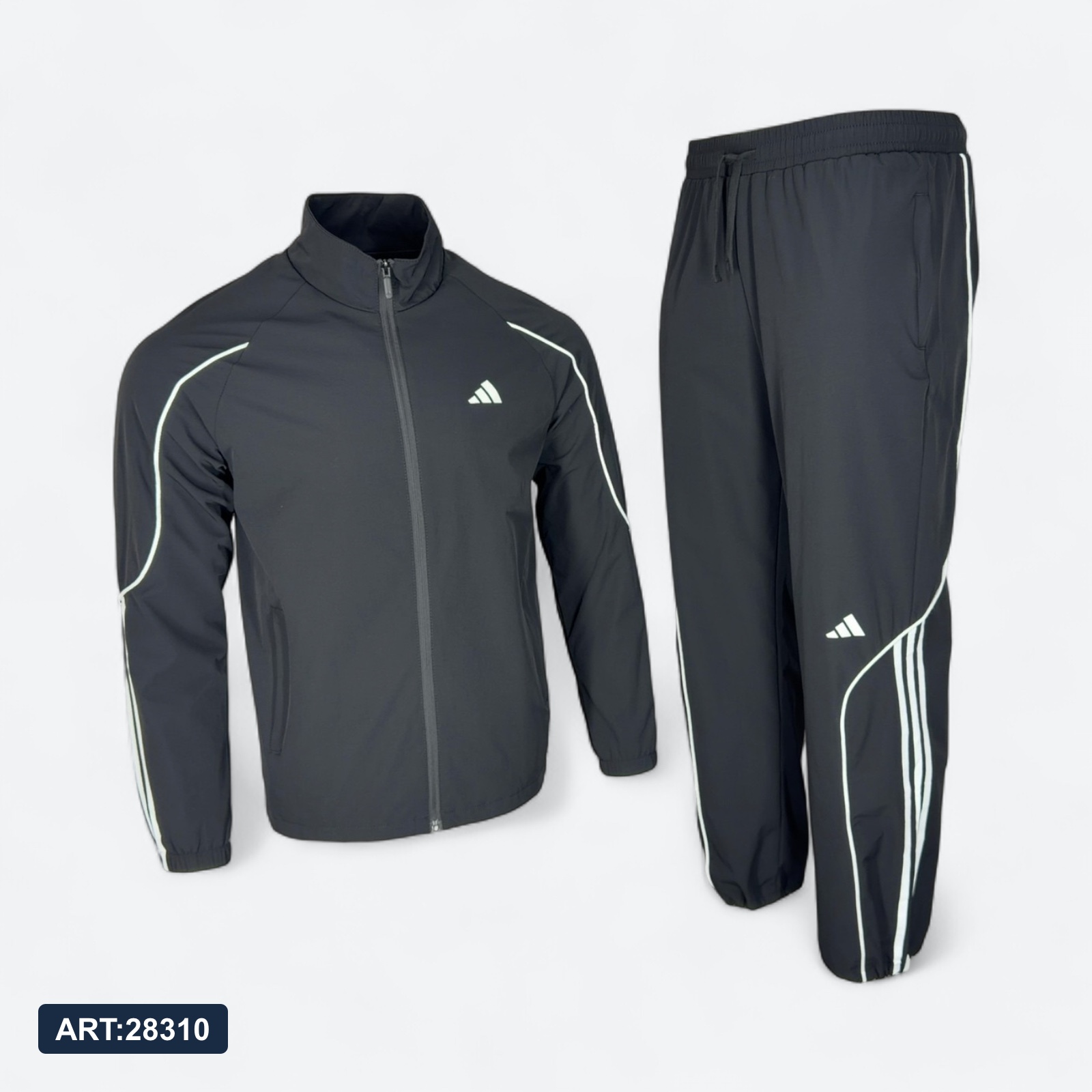 Костюм Adidas 8601 ликра черный