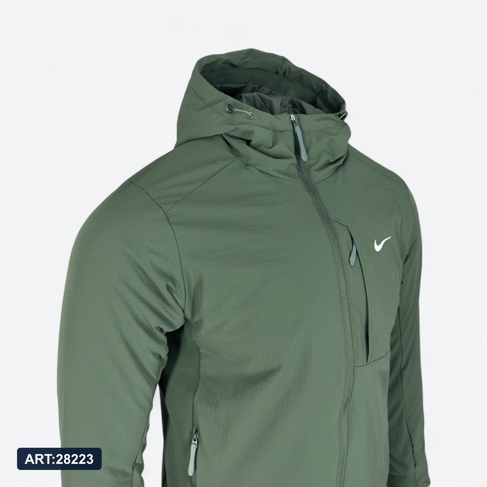 Ветровка Nike 109 плащевка зеленая