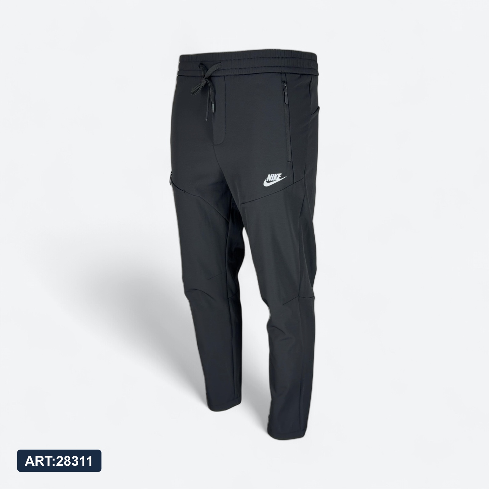 Трико зимнее Nike 77501 ликра+флис черный