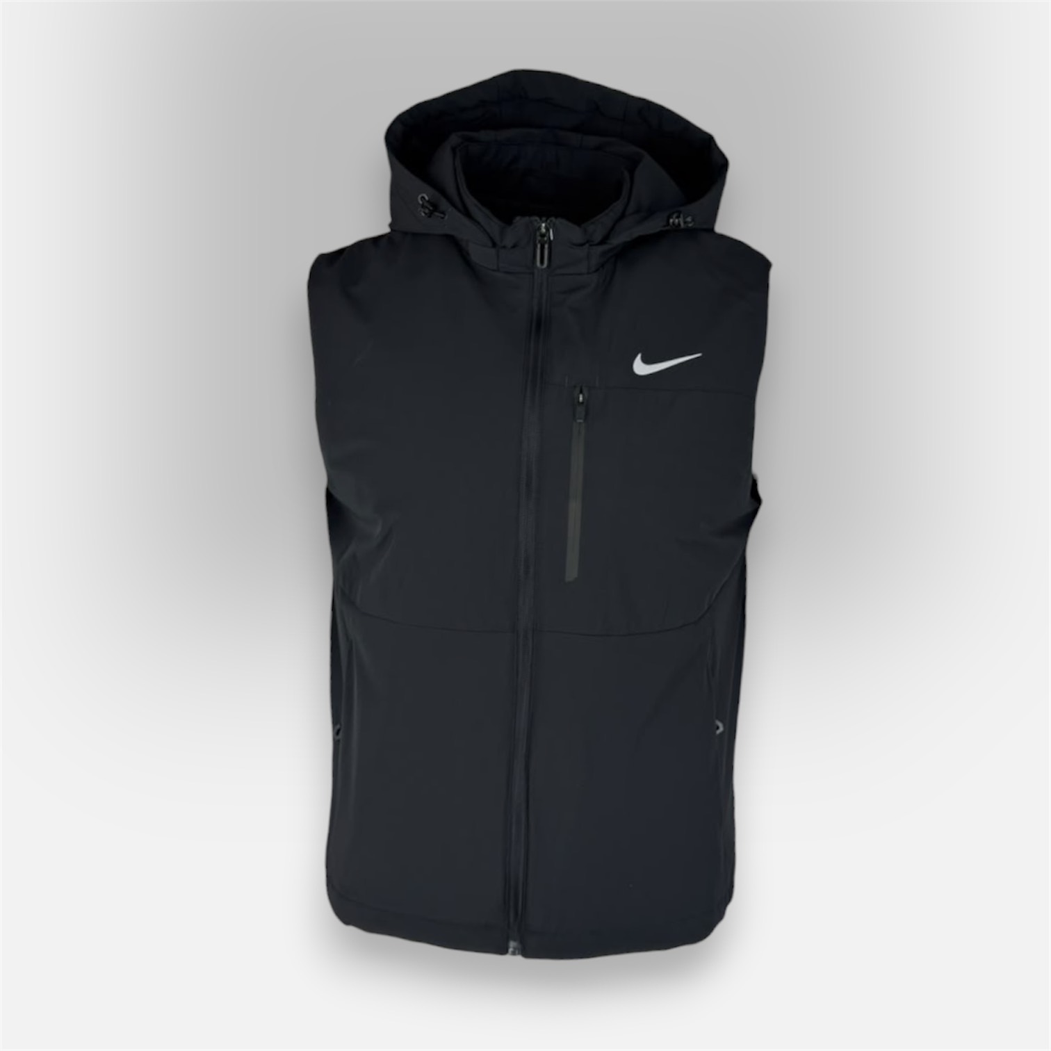 Безрукавка Nike 75A97 плащевка тем.синий