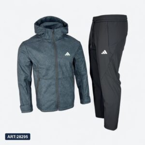 Костюм зимний Adidas 211 ликра+флис зеленый