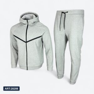Костюм зимний Nike 26088 хлопок+флис свет.серый