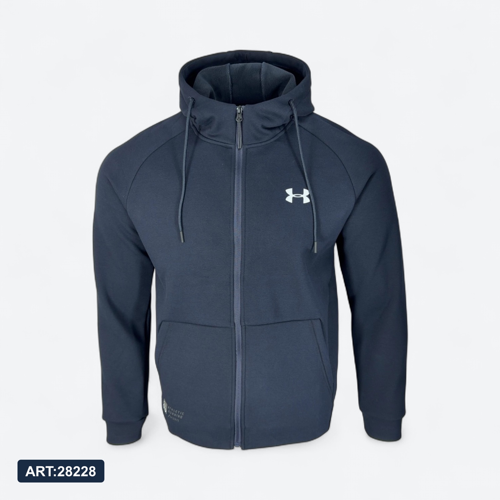 Костюм зимний Under Armour 8015 хлопок + флис синий