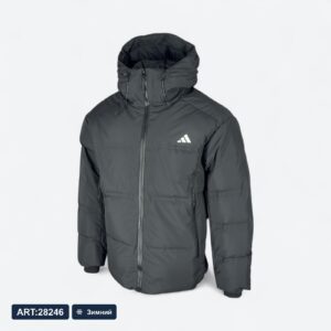Куртка Пуховик Зимняя Adidas 2609 черный