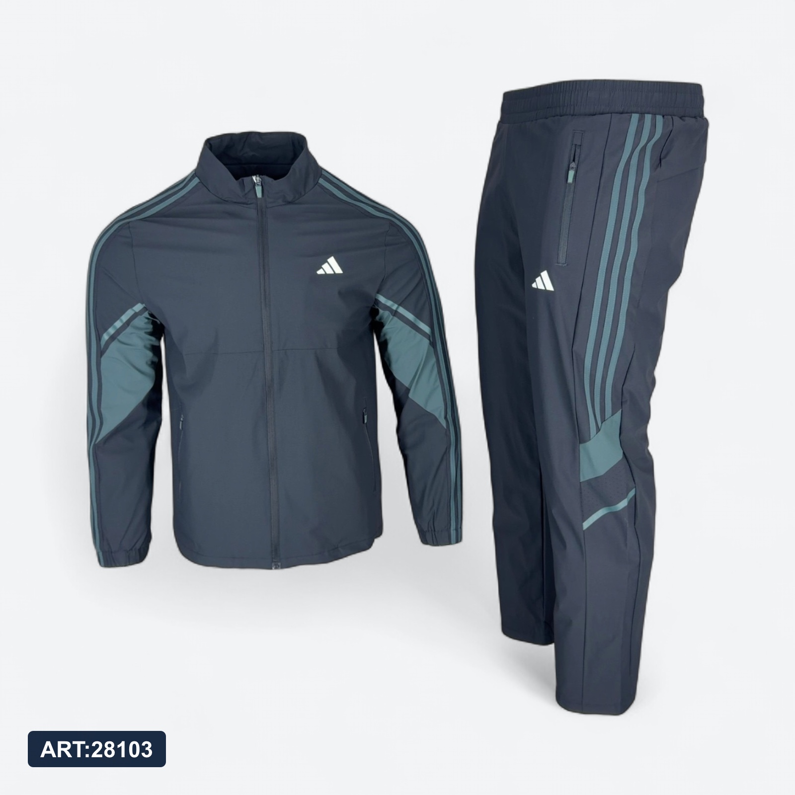 Костюм зимний Adidas 503 ликра тем.синий