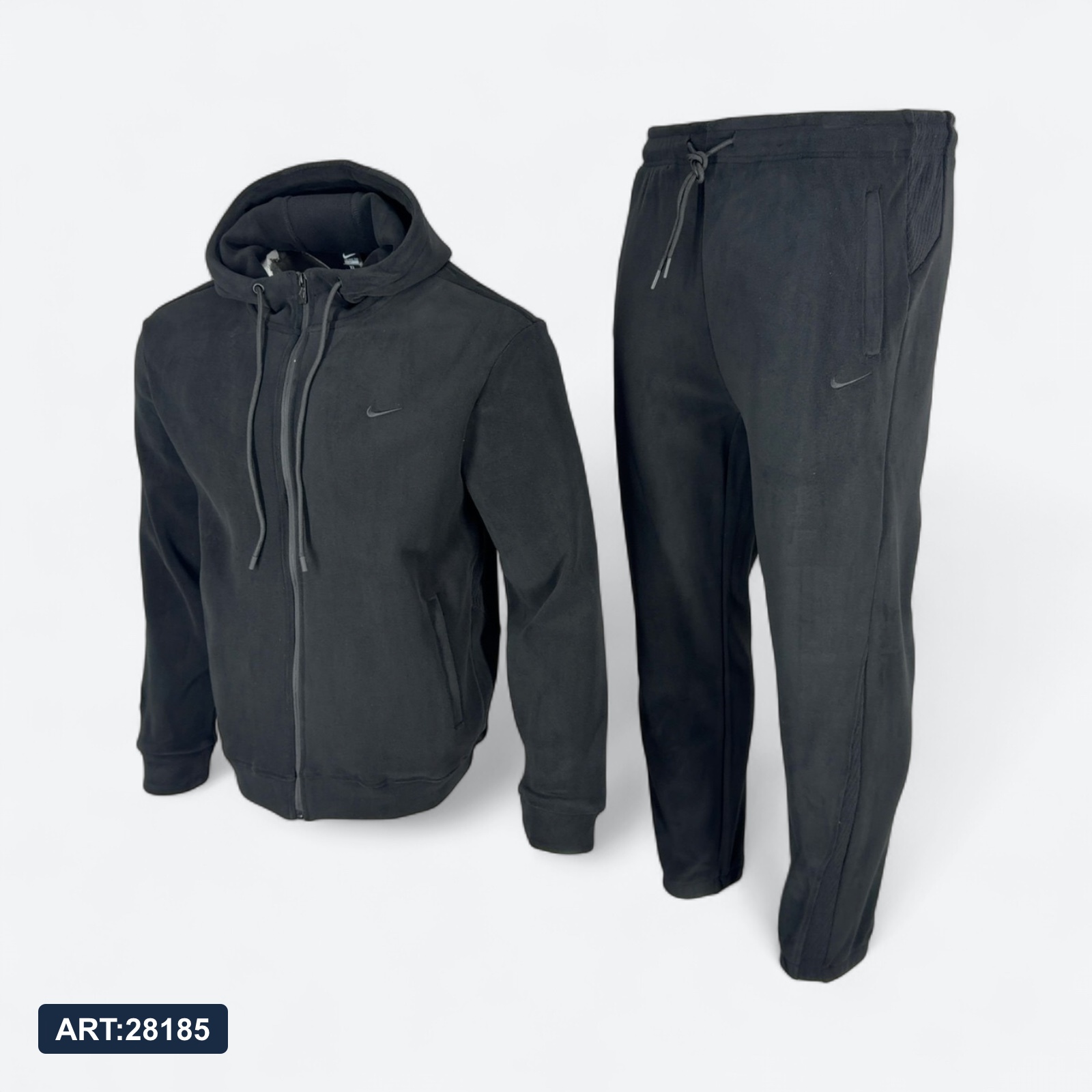 Костюм зимниий Nike 6093 флис черный