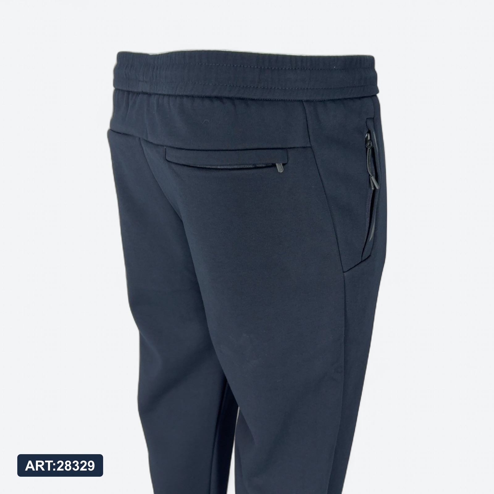 Трико зимнее Reebok 8566 хлопок+флис тем.синий