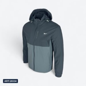 Куртка осеняя Reebok 18373 на флисе зеленый