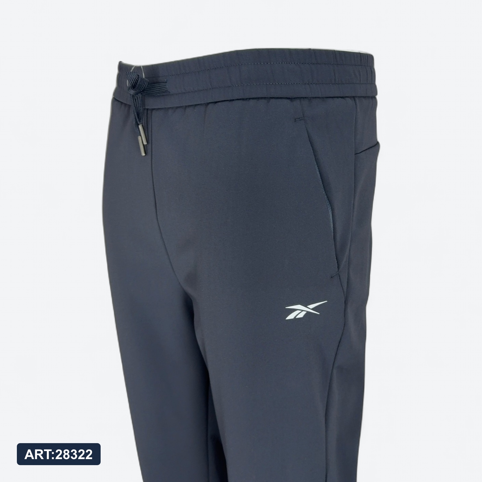 Трико зимнее Reebok 2596 ликра+флис тем.син