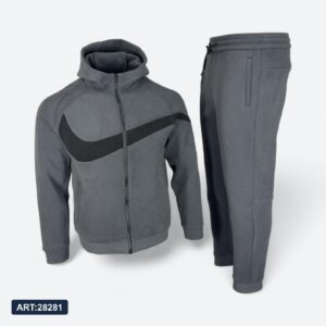 Костюм зимний Nike 2673 флис серый
